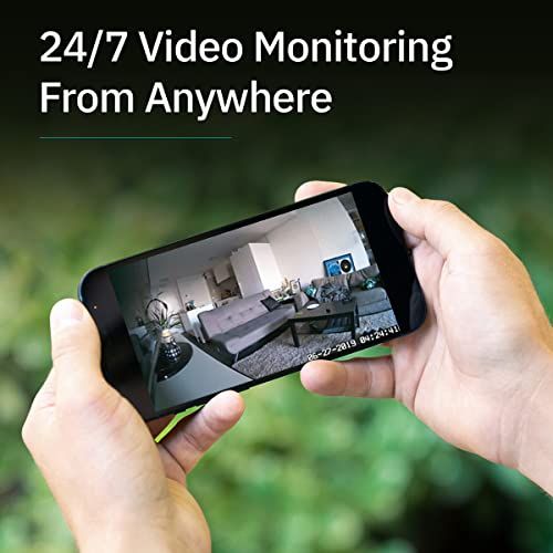 Abode Cam 2 | Indoor/Outdoor WiFi Connected Security Camera with Full Color Low-Light Video, Motion Detection, and Two-Way Voice