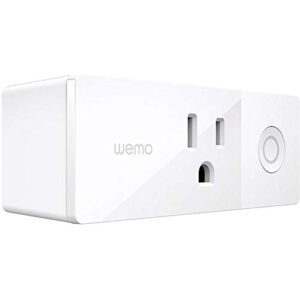 wemo mini smart plug, wifi enabled, works with alexa, google assistant & apple homekit