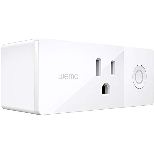 Wemo Mini Smart Plug, WiFi Enabled, Works with Alexa, Google Assistant & Apple HomeKit