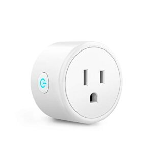 aoycocr bluetooth wifi smart plug – smart outlets work with alexa, google home assistant, remote control plugs with timer function, etl/fcc/rohs listed socket