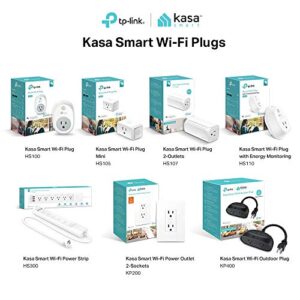 Kasa Smart Plug Classic 15A, Smart Home Wi-Fi Outlet Works with Alexa & Google Home, No Hub Required, UL Certified, 2.4G WiFi Only, 1-Pack(HS105) , White