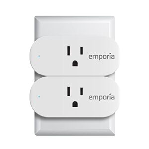 Smart Plug with Energy Monitoring | 15A Max / 10A Continuous | WiFi Smart Outlet | Mobile App | Alexa | Google | ETL Certified (Package of 4)