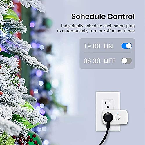 BroadLink Smart Plug Mini, Smart Wi-Fi Timer Outlet Socket Works with Alexa, Google Home, IFTTT, Support Both 2.4G and 5G Wi-Fi