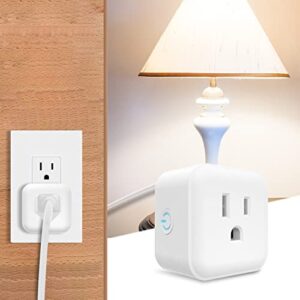 Minoston Z-Wave Plus Outlet, Mini Plug in Socket, 15A, Z-Wave Hub Required, Built-in Repeater/Range Extender, Work with SmartThings, Wink, Alexa, Google Assistant, FCC & ETL Listed(MP21Z)