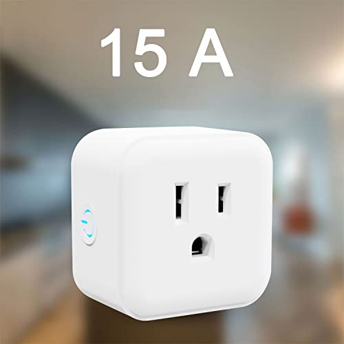 Minoston Z-Wave Plus Outlet, Mini Plug in Socket, 15A, Z-Wave Hub Required, Built-in Repeater/Range Extender, Work with SmartThings, Wink, Alexa, Google Assistant, FCC & ETL Listed(MP21Z)