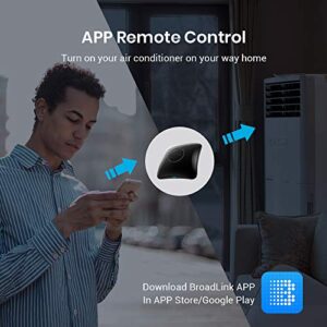 BroadLink Wi-Fi Smart Remote Hub with Sensor Cable, IR RF All in One Automation Learning Universal Remote Control, With a Mini Smart Plug, Compatible with Alexa, Google Home, IFTTT （RM4proS+SP4M)