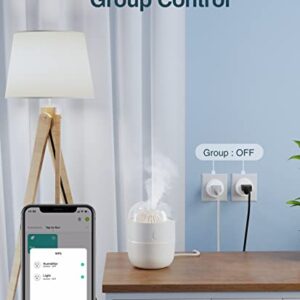 Mini Smart Plug, WISEBOT WiFi Plug Surge Protector Works with Alexa and Google Home, Plug-in Outlet Socket APP Control, Timer Function, ETL FCC Listed, No Hub Required, 2.4GHz WiFi Only, 10A/1200W