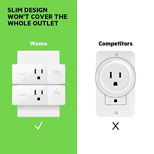 Wemo Mini Smart Plug 4-pack (Certified Refurbished)