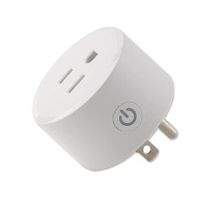 sparkleiot zigbee smart plug outlet forphilipshue mini remote voice control with alexa, compatible with google home smartthings hub required