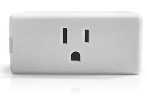 Leviton DW15P-1BW Decora Smart Wi-Fi Mini Plug-In Outlet, No Hub Required, Works with Alexa, Google Assistant and Nest