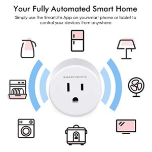 Smart Plugs, WIFI Outlet Timer Socket Sets, Remote Control Gadgets, Alexa, Google Home Voice Control, 2.4GHZ Network Outlet Extender, ETL Certified, Cool Stuff for Your Room, Pack of (6)