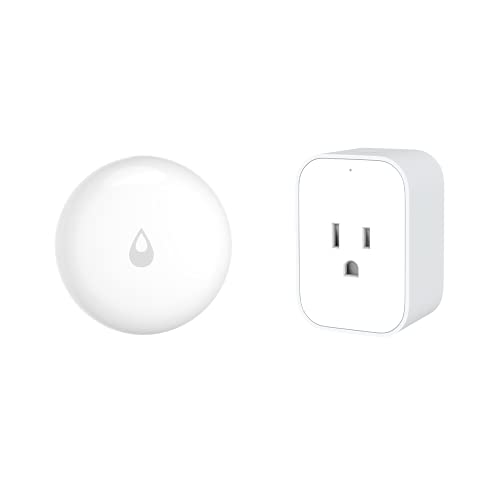 Aqara Water Leak Sensor Plus Aqara Smart Plug, Requires AQARA HUB, Zigbee, for Smart Home Automation