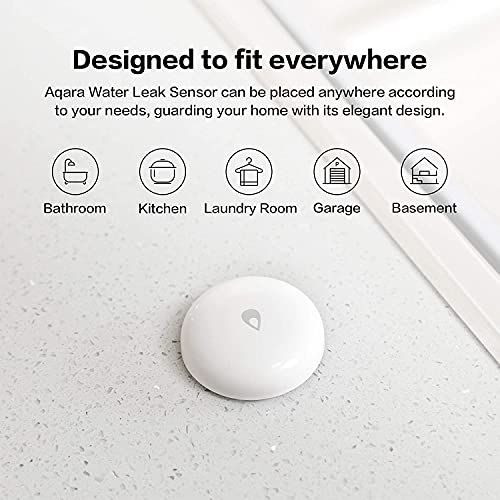 Aqara Water Leak Sensor Plus Aqara Smart Plug, Requires AQARA HUB, Zigbee, for Smart Home Automation