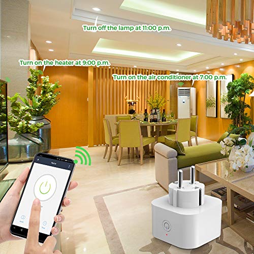 4PCS Elelight PE1004T Smart Sockets Remote Control Outlet with Timing Function,EU Plug