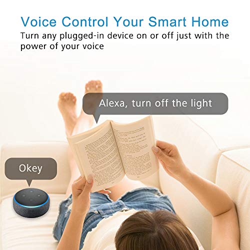 Smart Plug with Night Light and USB Port, MXQ WiFi Mini Smart Outlet Socket Work with Alexa Google Home Echo IFTTT, No Hub Required, 2.4GHz Remote Control WiFi Smart Plug with Timer Function 2 Pack