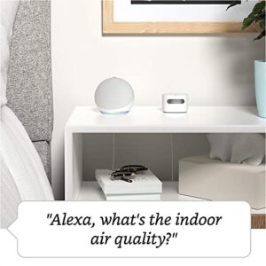 Amazon Smart Air Quality Monitor – Know your air, Works with Alexa– A Certified for Humans Device