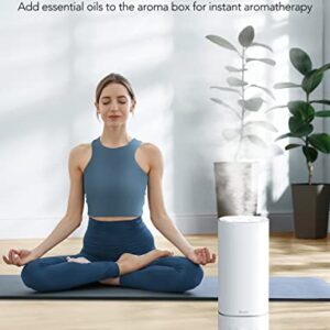 Govee 6L Smart WiFi Humidifiers for Bedroom Large Room Plants, Top Fill Cool Mist Humidifier with App Control, Auto Mode with Sensor, Essential Oil Diffusers and Night Light, Works with Alexa