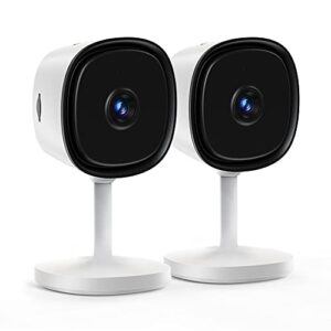 laview 3mp cameras for home security,2k indoor security camera for baby/elder/pet with clear night vision,24/7 live video,motion detection,2 way audio,us cloud/sd card storage,compatible with alexa