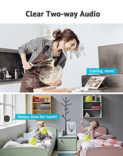 LaView 3MP Cameras for Home Security,2K Indoor Security Camera for Baby/Elder/Pet with Clear Night Vision,24/7 Live Video,Motion Detection,2 Way Audio,US Cloud/SD Card Storage,Compatible with Alexa