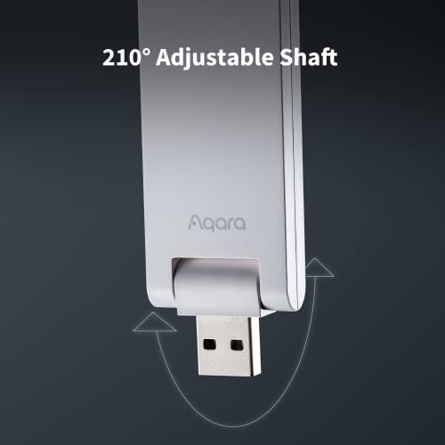 Aqara Smart Hub E1 (2.4 GHz Wi-Fi Required), Powered by USB-A, Small Size, Zigbee 3.0, Acts as a Wi-Fi Repeater (Hotspot) for up to 2 Devices, Supports HomeKit, Alexa, Google Assistant, IFTTT