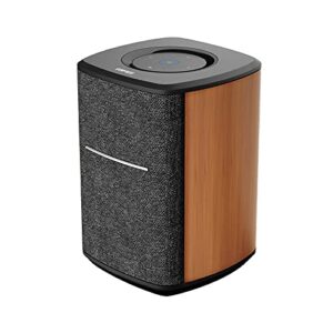 edifier mic-free smart speaker, works with alexa, supports airplay 2, spotify connect, tidal connect, 40w rms wi-fi and bluetooth sound system, no microphone, ms50a