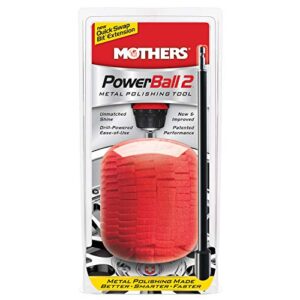 mothers 05143 powerball 2 metal polishing tool , red