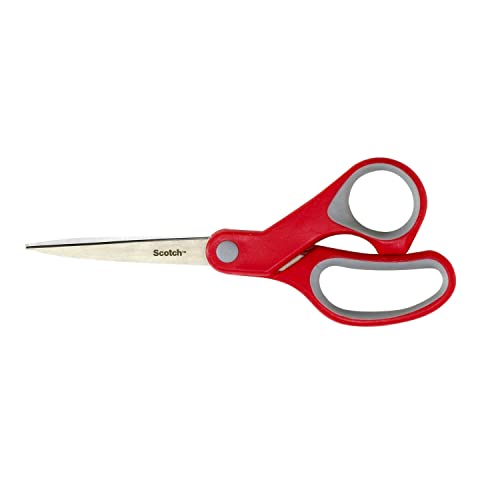 Scotch 8" Multi-Purpose Scissors, 2-Pack, Great for Everyday Use (1428-2)