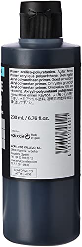 Vallejo Black Primer Acry-Poly 200ml Paint