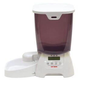 Cat Mate C3000 Automatic Dry Food 3-Meal Feeder, BPA Free for Cats & Small Dogs