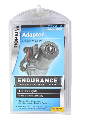 Hopkins 47340 Endurance 7 RV Blade to 4 Flat LED Flex Adapter