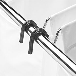 Whitmor 4 Section Rolling Laundry Sorter - 4 Removable Heavy Duty Bags - Chrome