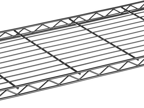 Whitmor Supreme Leveling Feet 350 Capacity Per Shelf Adjustable Shelves, 3 Tier, Black