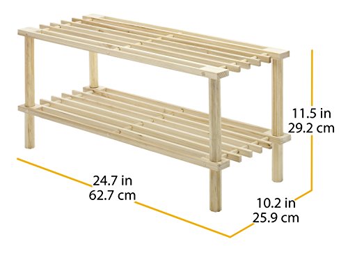 Whitmor Wood Household Shelves, Natural