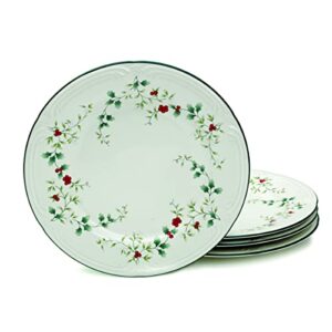 pfaltzgraff winterberry 10-1/2-inch dinner plates, set of 4