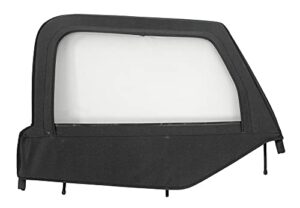 rampage factory replacement door skins with frames | fully assembled, vinyl, black denim | 89815 | fits 1997 – 2006 jeep wrangler tj