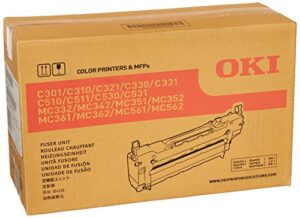 oki 44472601 fuser unit for c301, c310, c530 printers