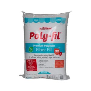 fairfield poly fil premium fiber fill, 32-ounce