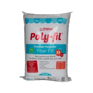 Fairfield Poly Fil Premium Fiber Fill, 32-Ounce