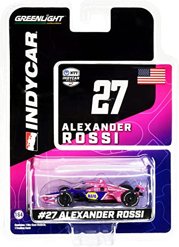 Greenlight 11535 2022 NTT IndyCar Series - #27 Alexander Rossi / Andretti Autosport, NAPA Auto Parts & AutoNation 1:64 Scale Indy 500