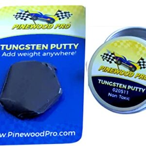 Pinewood Pro Tungsten Putty for Derby Car Weights - Easily Fine Tune Car Weight for Fastest Speed (1 Ounce)