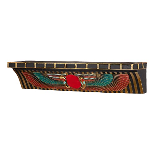 Design Toscano Egyptian Ur-Uatchi Ceremonial Offering Wall Display Shelf, Full Color