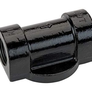 GPI Cast Iron Adapter, 1 inch NPT, For 18 GPM (67 L/min), 1-12 UNF (GPI Genuine Accessory 906004-88)