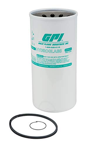 GPI PW-40-2-1.5 Water and Particulate Bio-Tek Filter for use with Fuel Transfer Pumps up to 40 GPM (151 LPM), 2 Micron, 1.5-16 UNF Thread (GPI Genuine Accessory 129340-05)