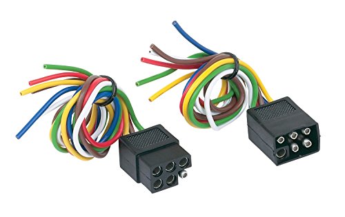 Hopkins 47995 6-Pole Square Set (with 12" Vehicle Connector and 12" Trailer Connector)