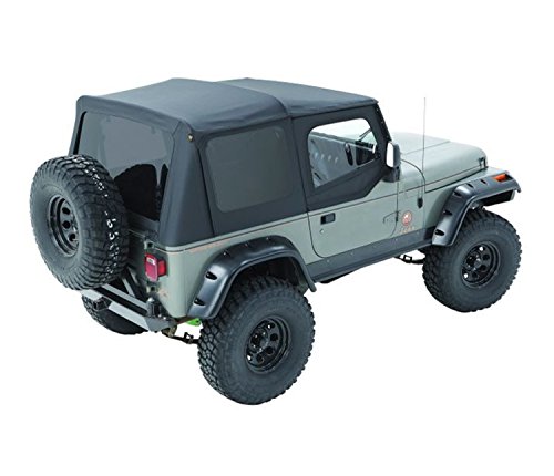 Bestop 7912301 Black Sailcloth Replace-A-Top for 1988-1995 Wrangler YJ