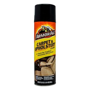 fabric and carpet cleaner for cars by armor all, car upholstery cleaner spray, 22 fl oz
