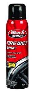 black magic bc23220 tire wet spray, 14.5 oz.