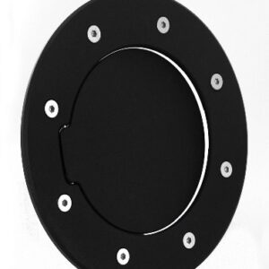 All Sales 6092K Black Billet Aluminum Ring and Fuel Door