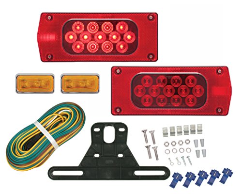 Optronics TLL36RK Red Rectangular Combination Tail Light Kit