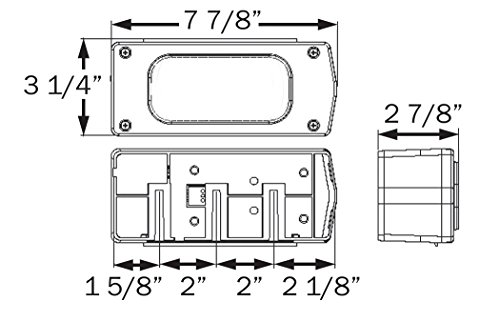 Optronics TLL36RK Red Rectangular Combination Tail Light Kit